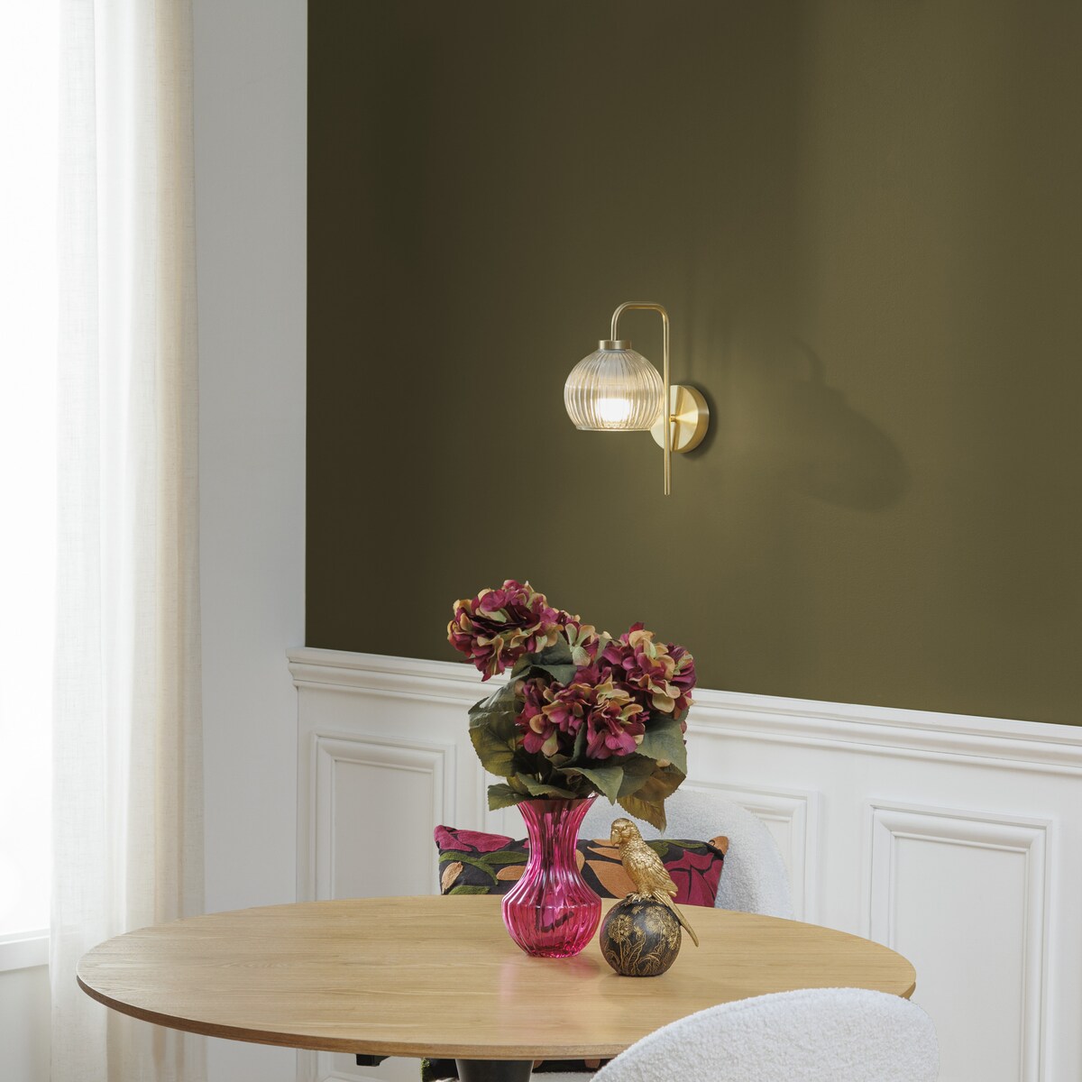 Sztuczny bukiet FRIA 5 hortensji, wys. 53 cm