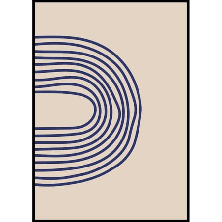 plakat painted lines 4 30x40 cm