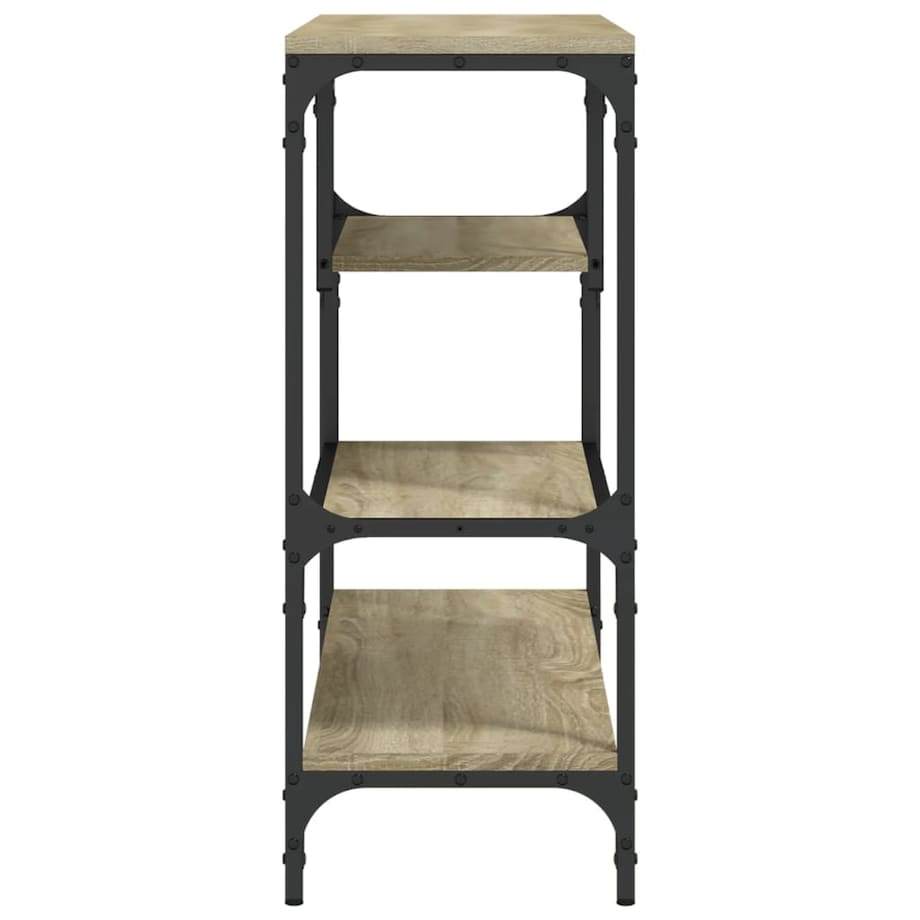 vidaXL Stolik konsolowy, dąb sonoma, 100x30x75 cm