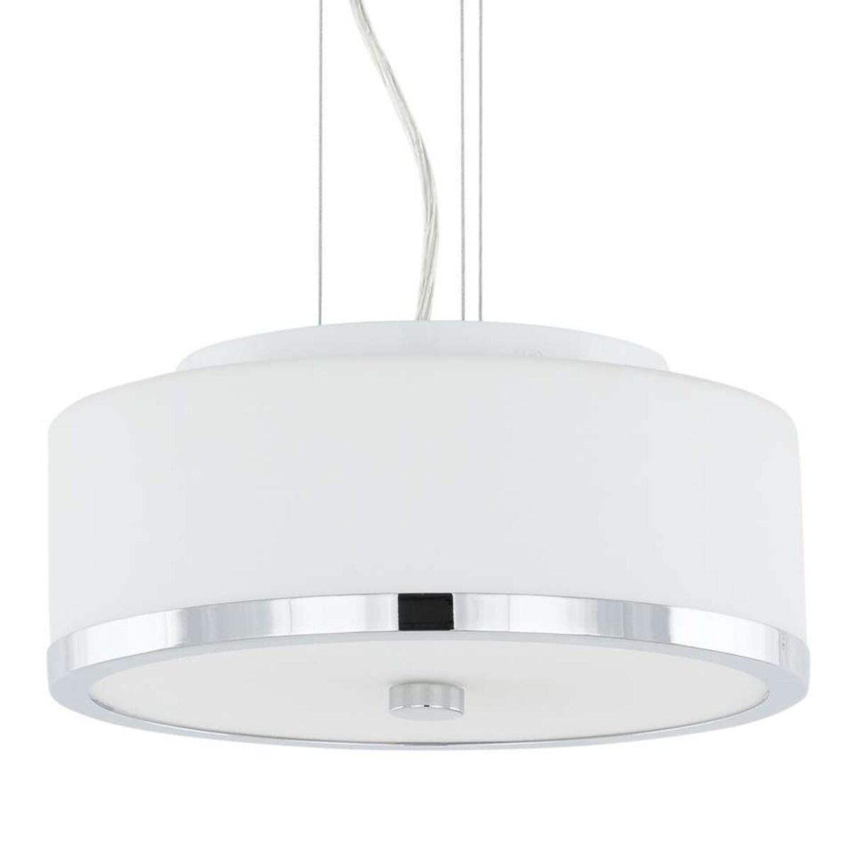 LAMPA wisząca LORIS MA01806CD-002 Italux okrągła OPRAWA zwis chrom biały