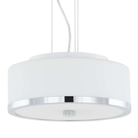 LAMPA wisząca LORIS MA01806CD-002 Italux okrągła OPRAWA zwis chrom biały