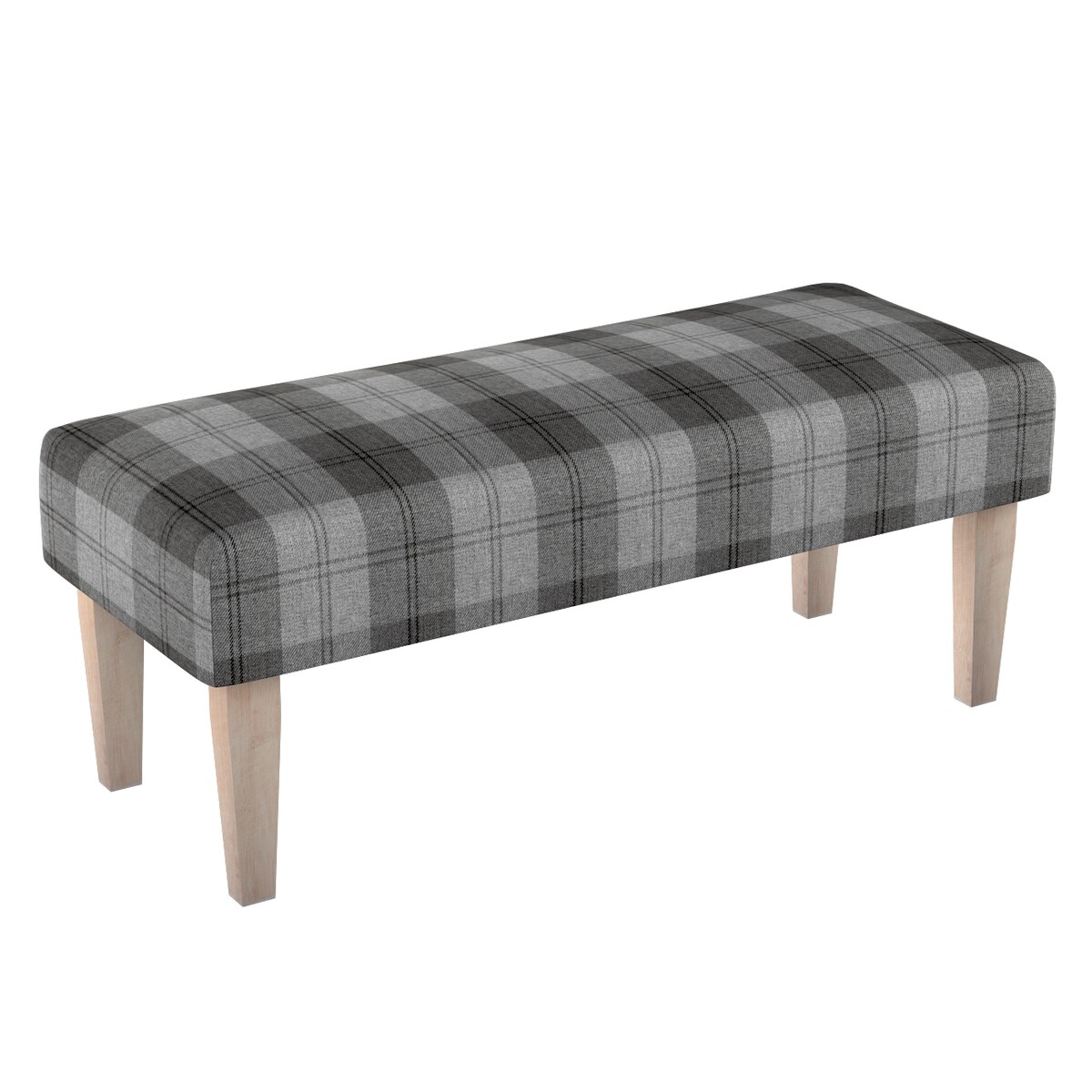 Ławka, krata szaro-grafitowa, 100 x 40 x 40 cm, Edinburgh