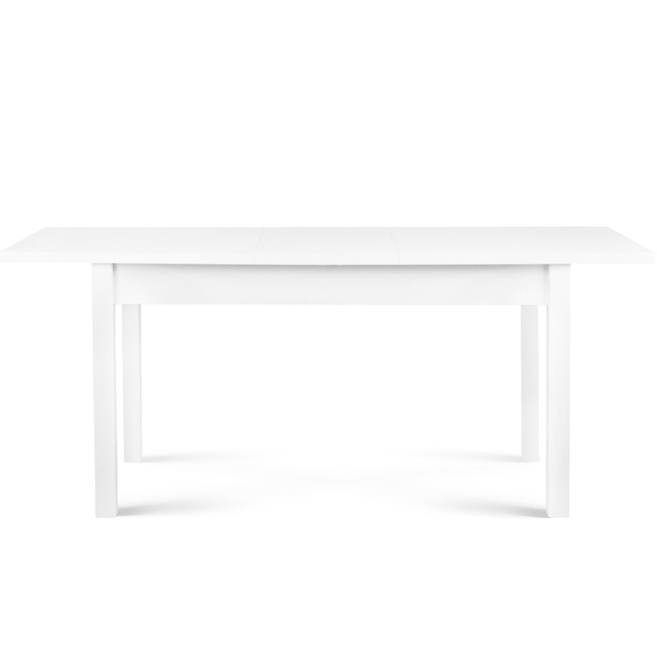 KONSIMO CENARE Stół prosty rozkładany 140 x 80 cm biały