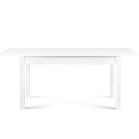 KONSIMO CENARE Stół prosty rozkładany 140 x 80 cm biały