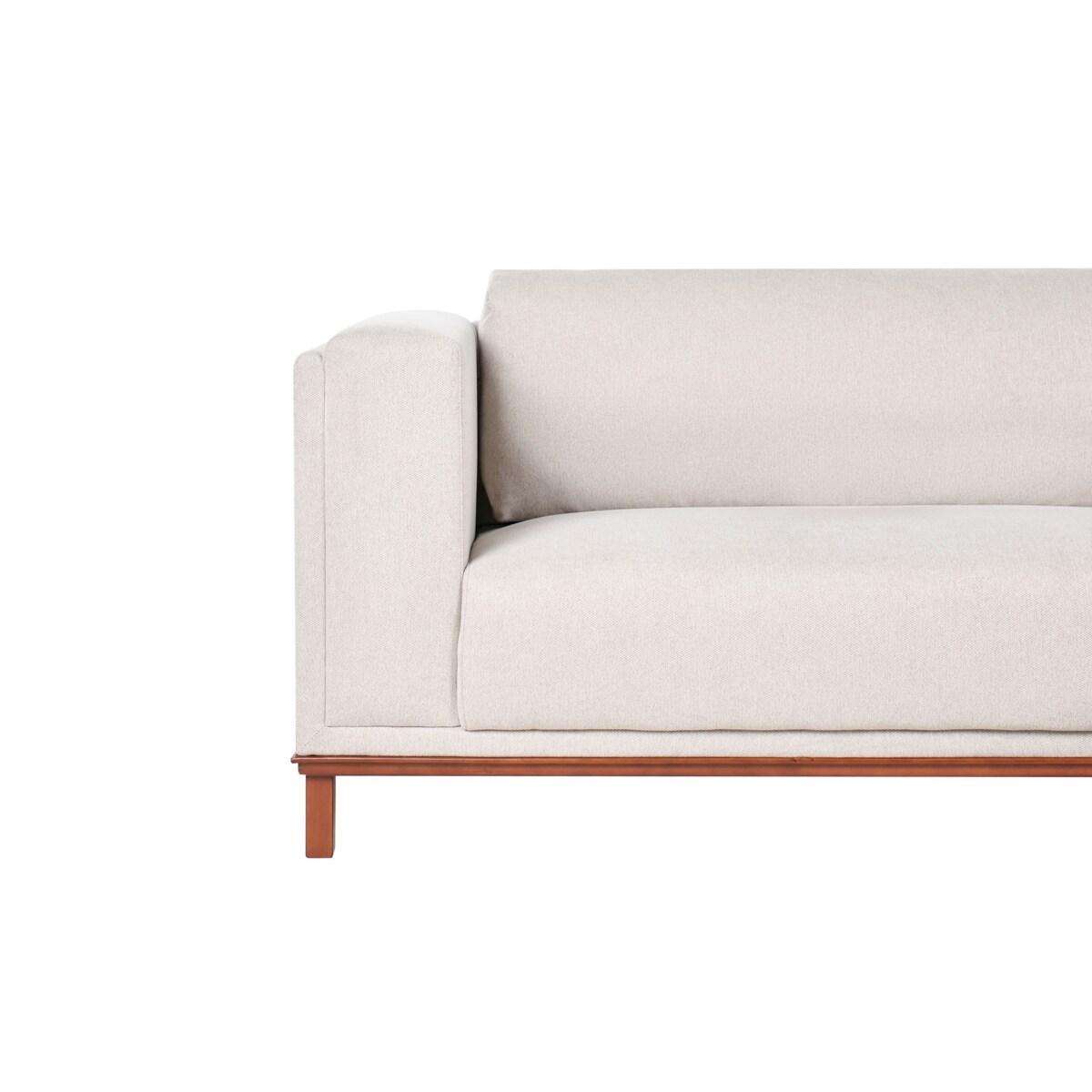 Narożnik VENG Jasnobeżowy dla 4 osób