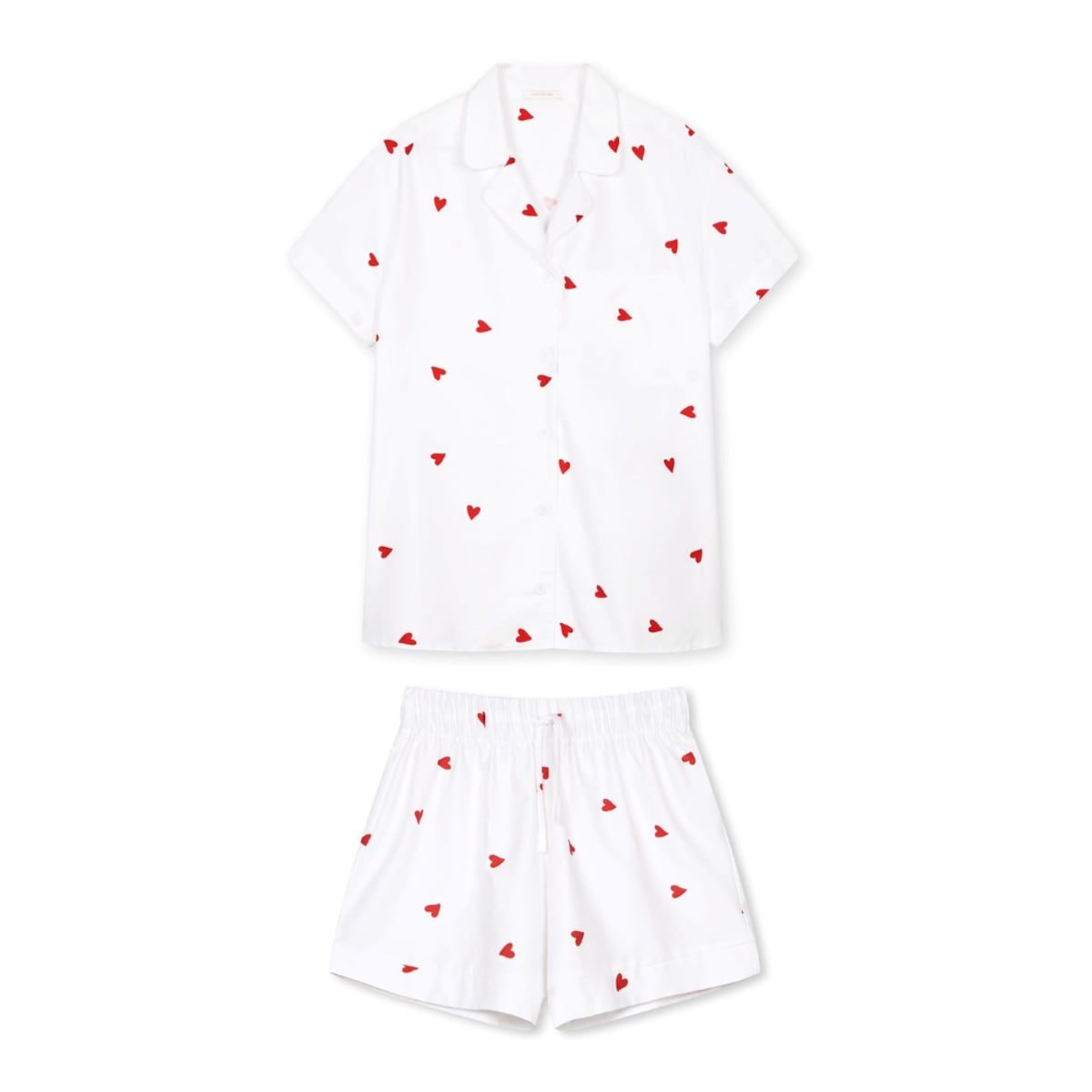 Piżama Serduszka krótka XS