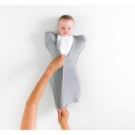 Otulacz Swaddle UP - rozmiar M - szary - ETAP 1 Original