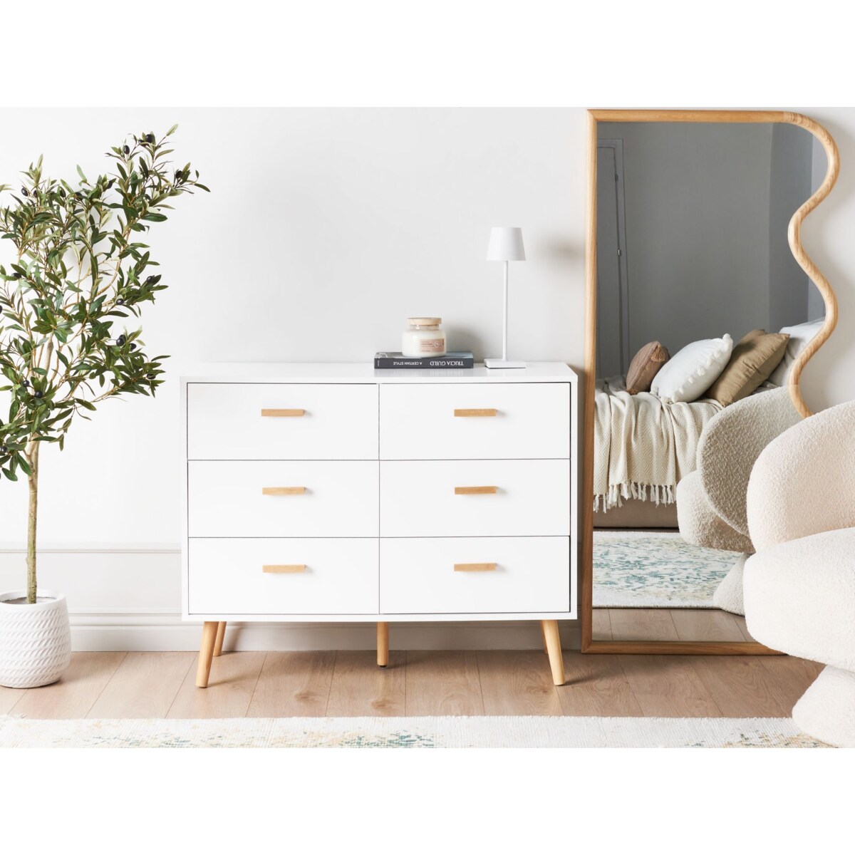 Komoda biała NEWARK III