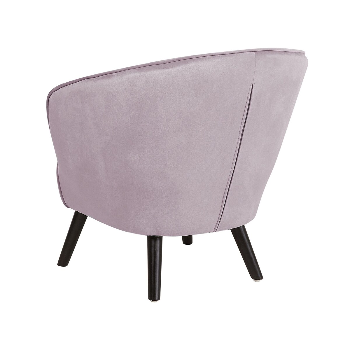 Fotel welurowy różowy DALA