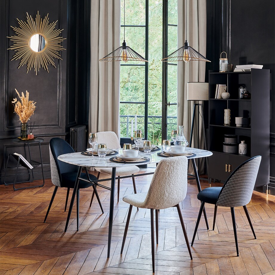 Stolik z gazetnikiem JOY, Ø 46 cm