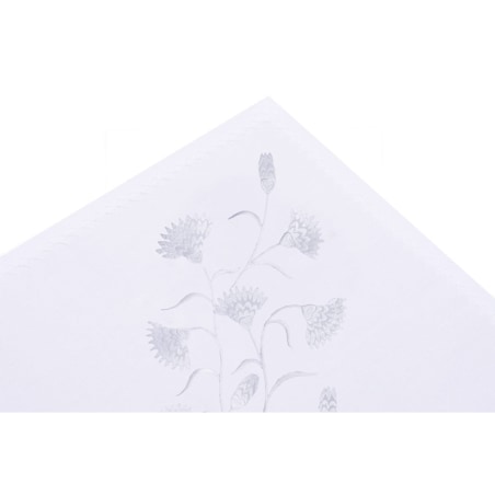 Konsimo ASTERI Bieżnik plamoodporny, biały