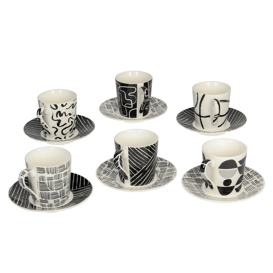 Zestaw filiżanek Contraria 100ml, 8 x 6 x 7 cm