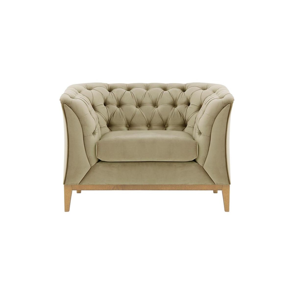 Fotel Chesterfield Modern Wood-Velluto 3