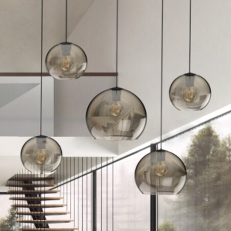 Klosz podłużny Cameleon Pear L 10328 zwis przeźroczysty