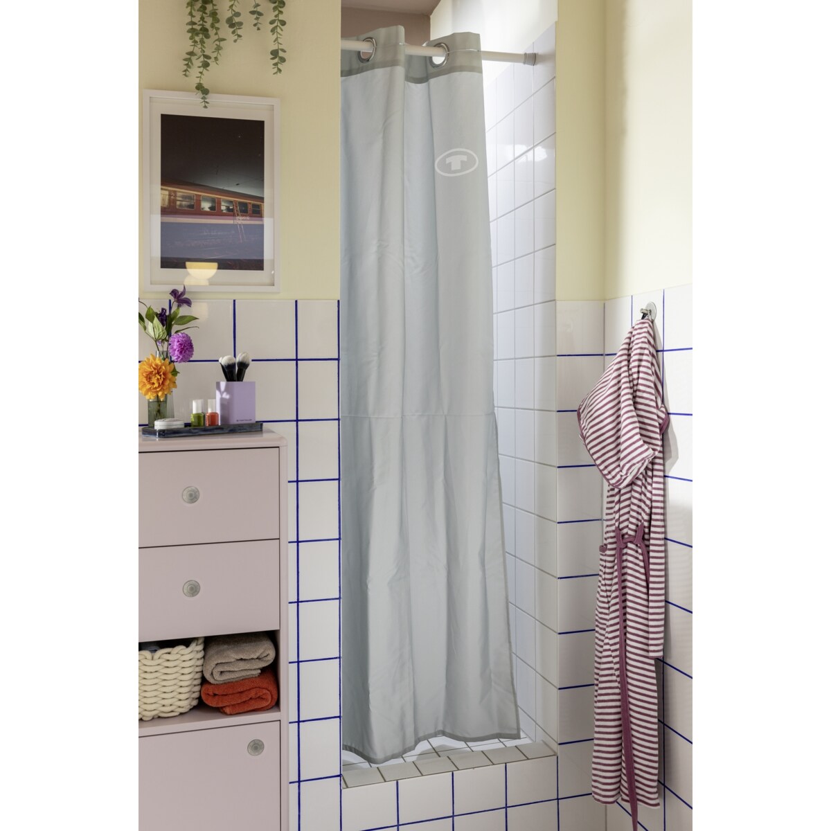 Zasłona prysznicowa z poliestru TOM TAILOR