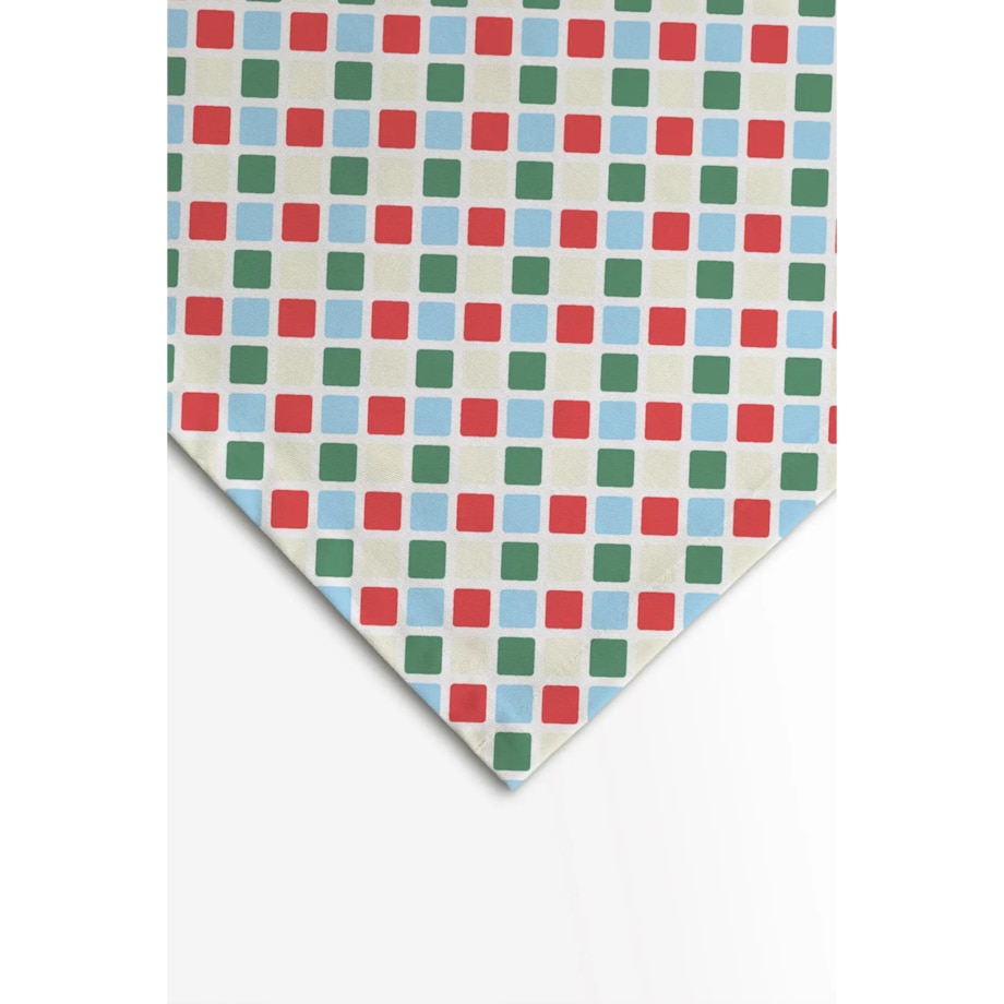 Obrus świąteczny - Świąteczna kratka 140x240 cm