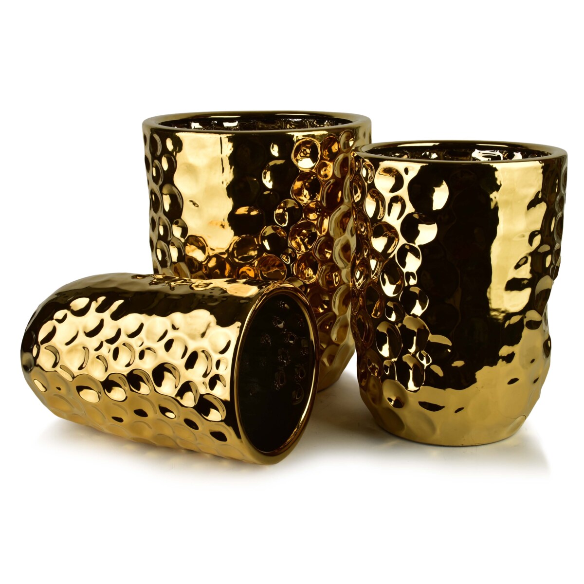 Komplet 3 osłonek ceramicznych Neva Gold