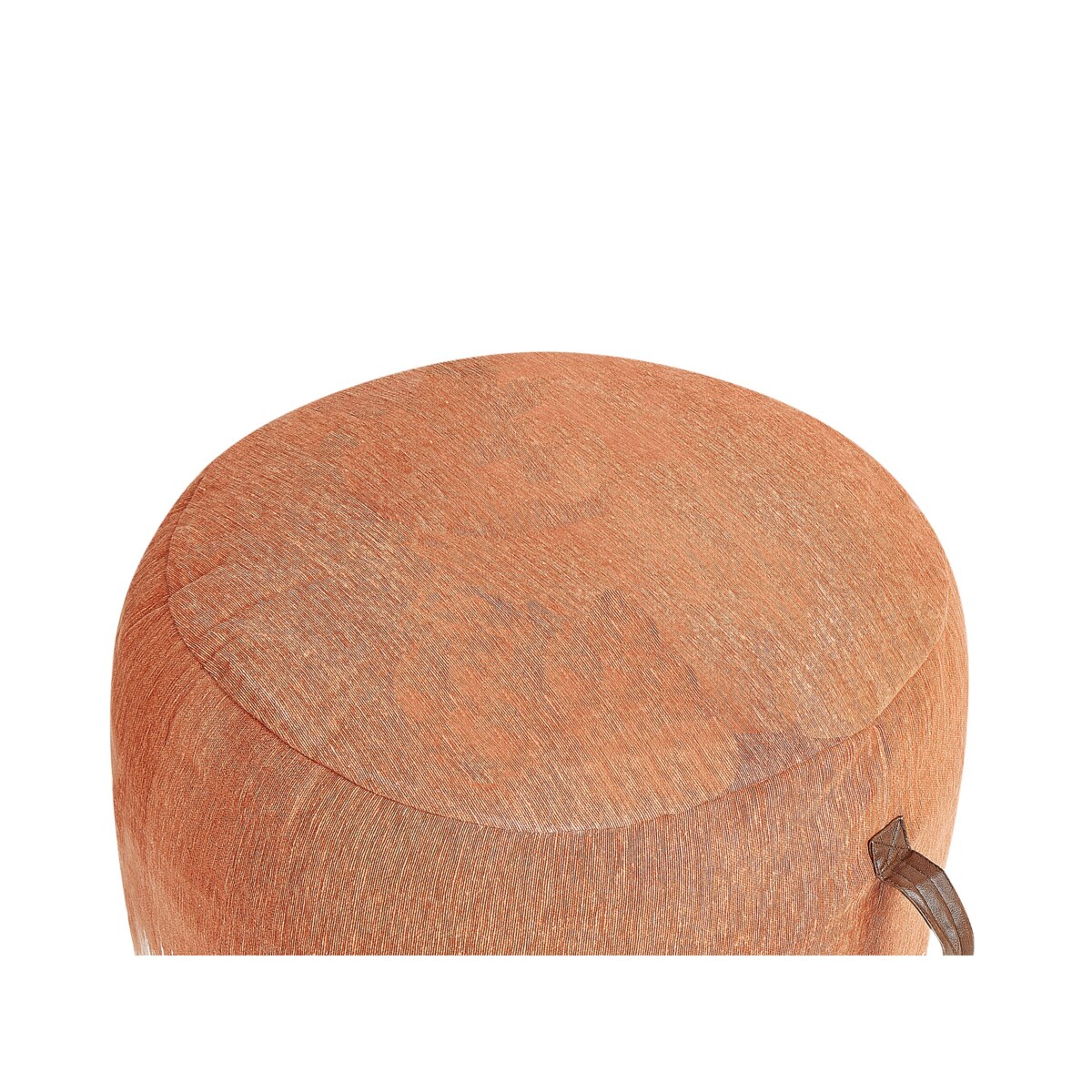 Puf 50 x 30 cm biało-czerwony KAWAI