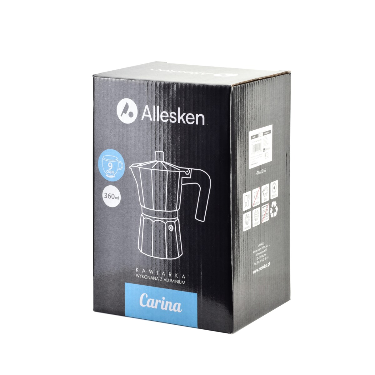CARINA Kawiarka 360ml 13x15,4x22,8