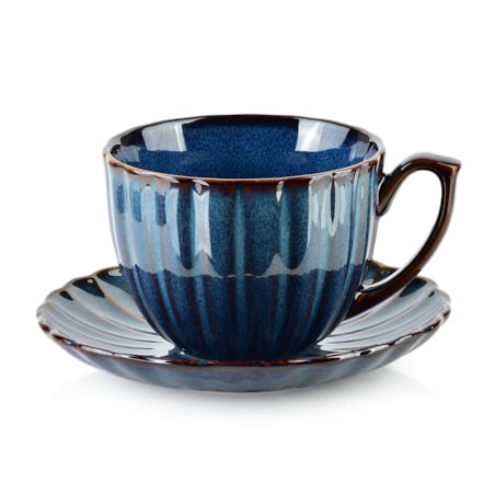 Filiżanka ze spodkiem EVIE DARK