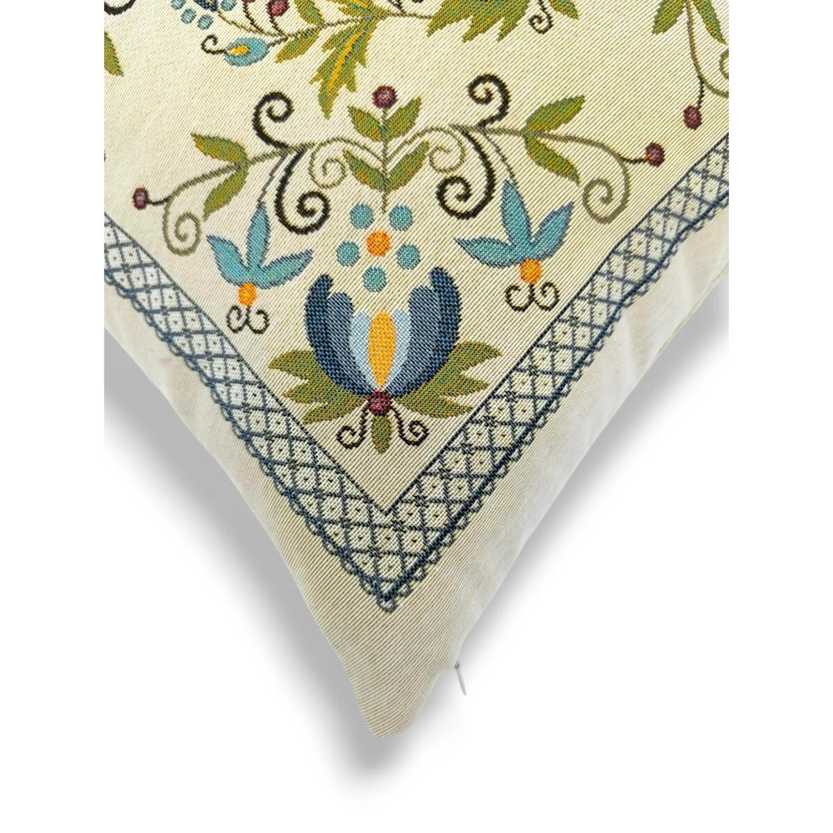 Dwustronna ludowa poduszka gobelinowa 45x45 Legenda