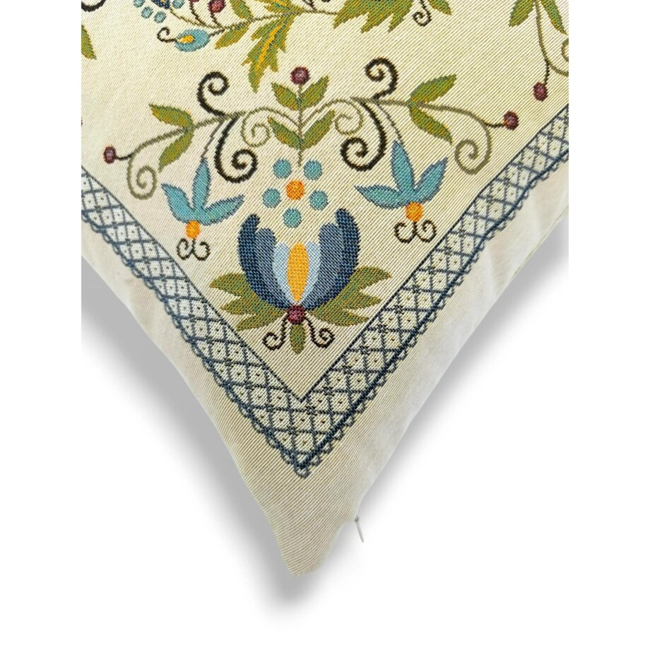 Dwustronna ludowa poduszka gobelinowa 45x45 Legenda