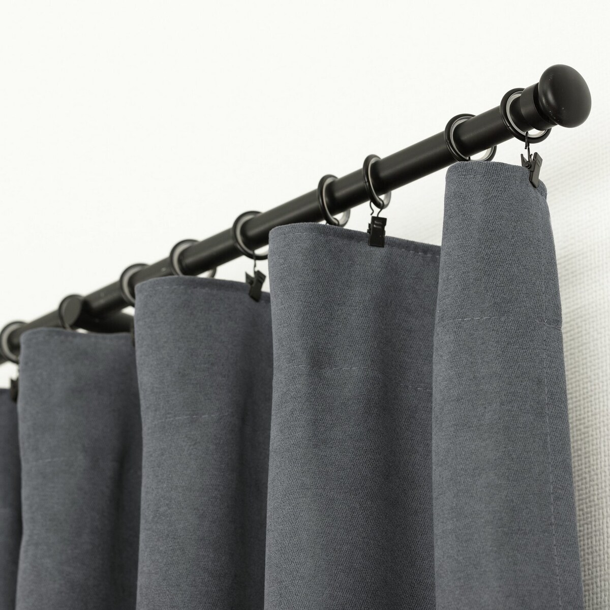 Zasłona BASIC na taśmie marszczącej 140x260cm szary szenil 1 szt. 140x260 szary