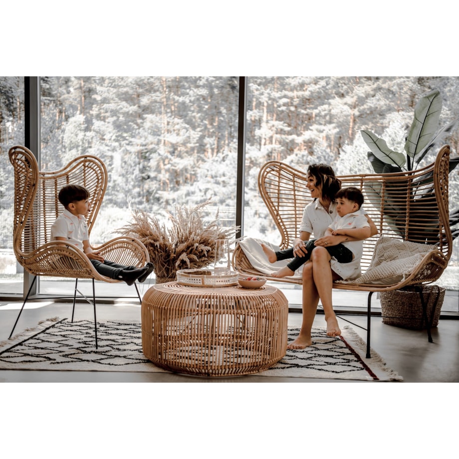 Sofa rattanowa Isla naturalna Monnarita