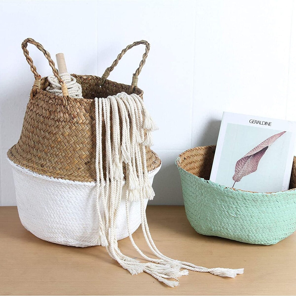 Kosz Naturalny Pleciony 381181B