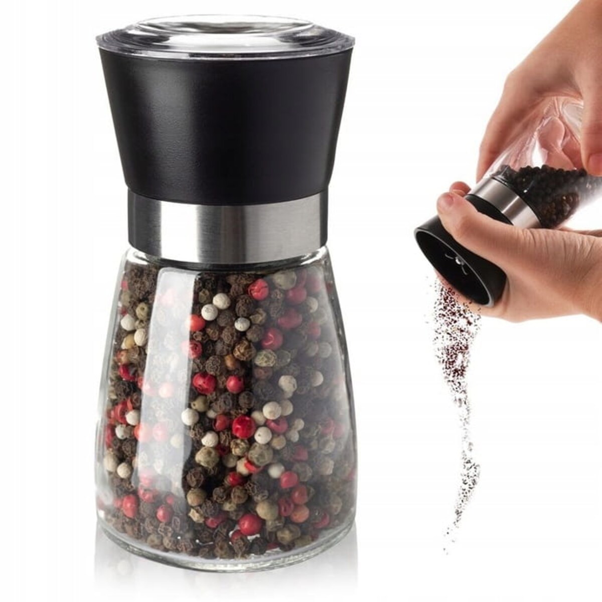 Młynek DO PIEPRZU SOLI mielenia przypraw przyprawnik stołowy kuchenny