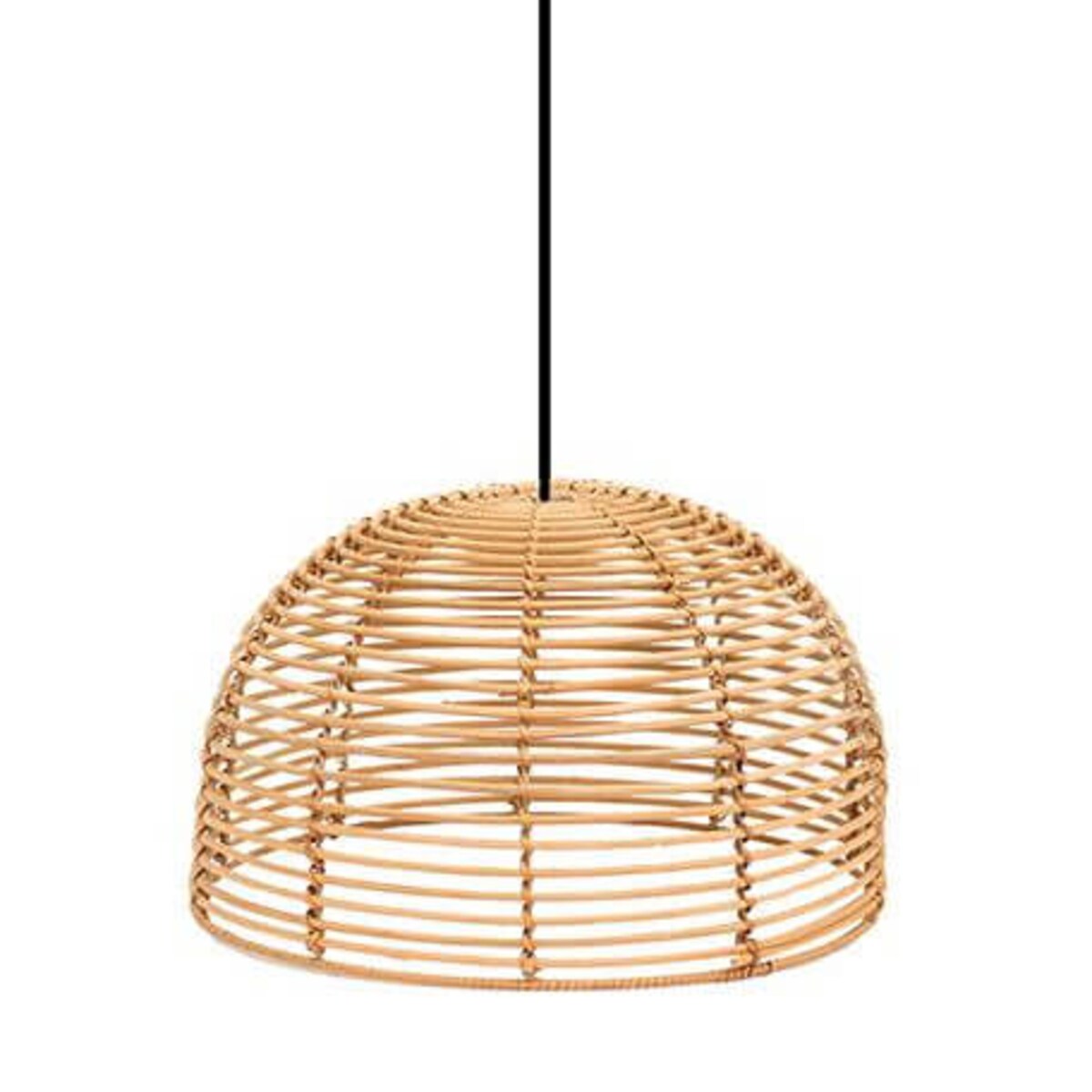 Koszykowa lampa wisząca Bossa LUMBOS020XXHINW King Home nad stół beżowa