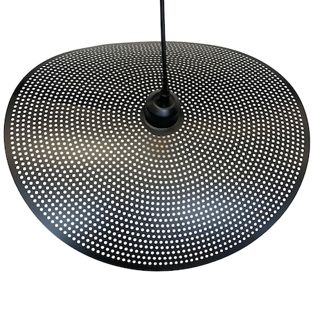 Lampa Sufitowa Wisząca App1469-1Cp Czarny Złoty, Metal