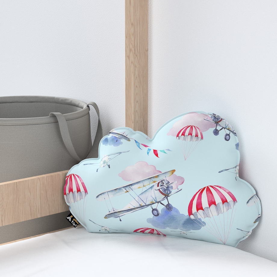 Poduszka Soft Cloud, niebiesko-różowy, 55x15x35cm, Magic Collection