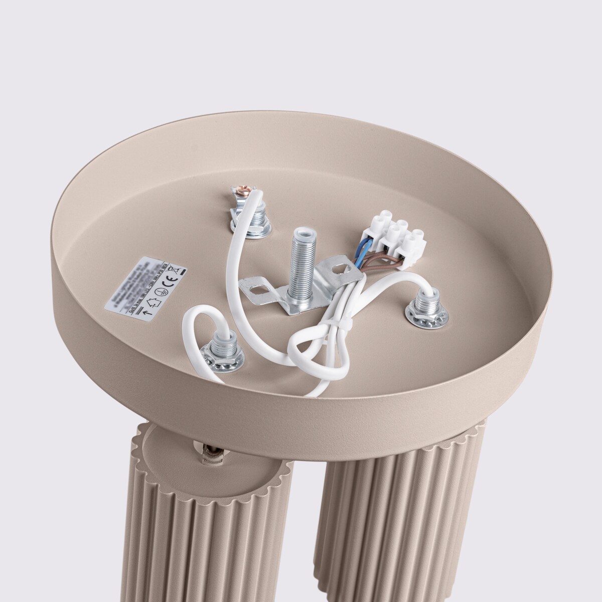 Plafon KARBON 3P taupe