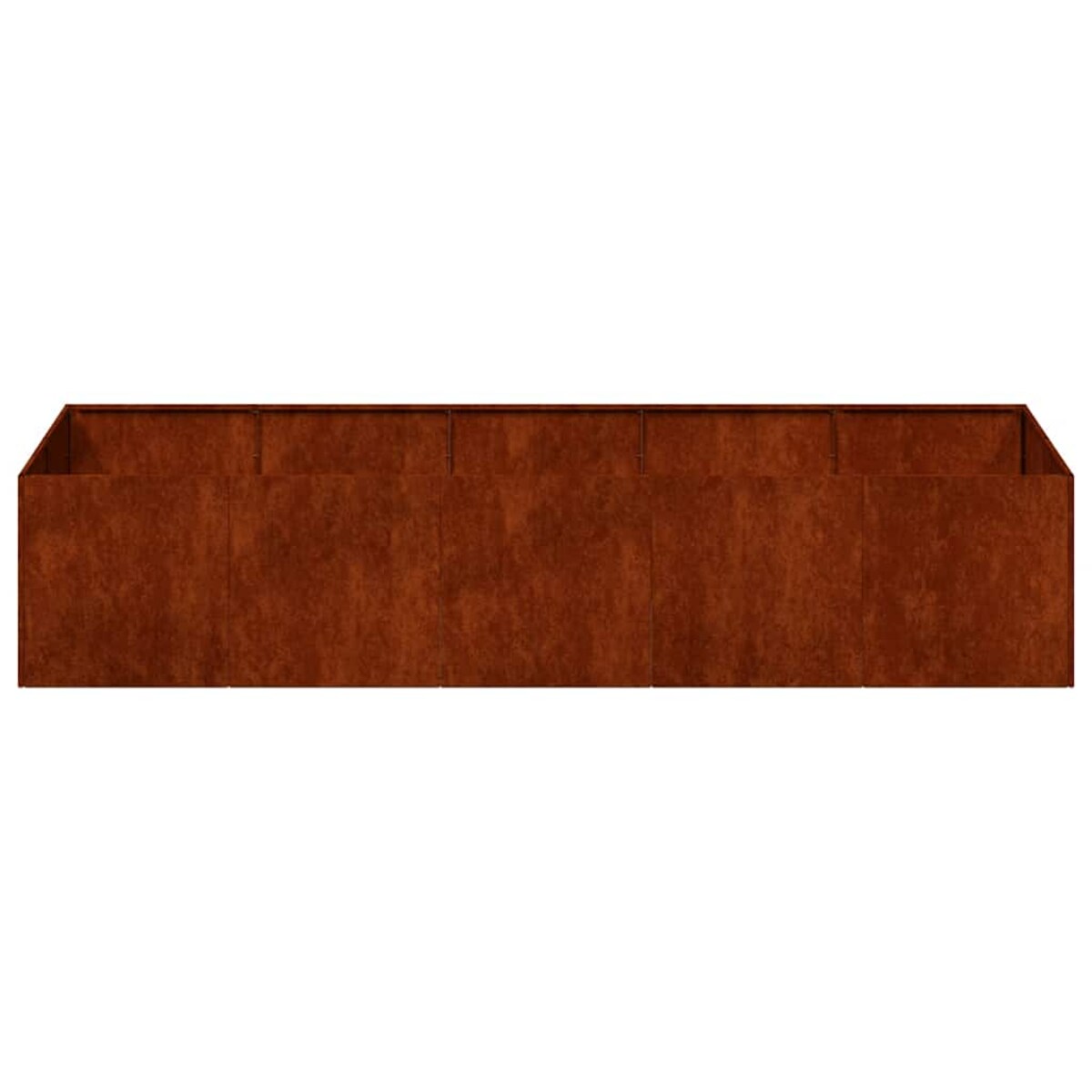 vidaXL Doniczka Rusty 200x80x40 cm Stal nierdzewna