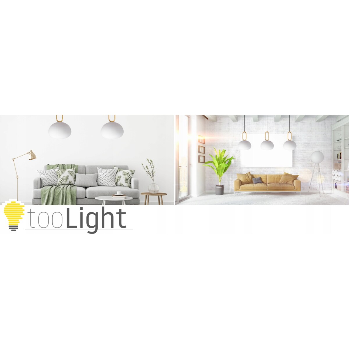 Lampa Wisząca Szklana Mleczna Złota Biała Toolight