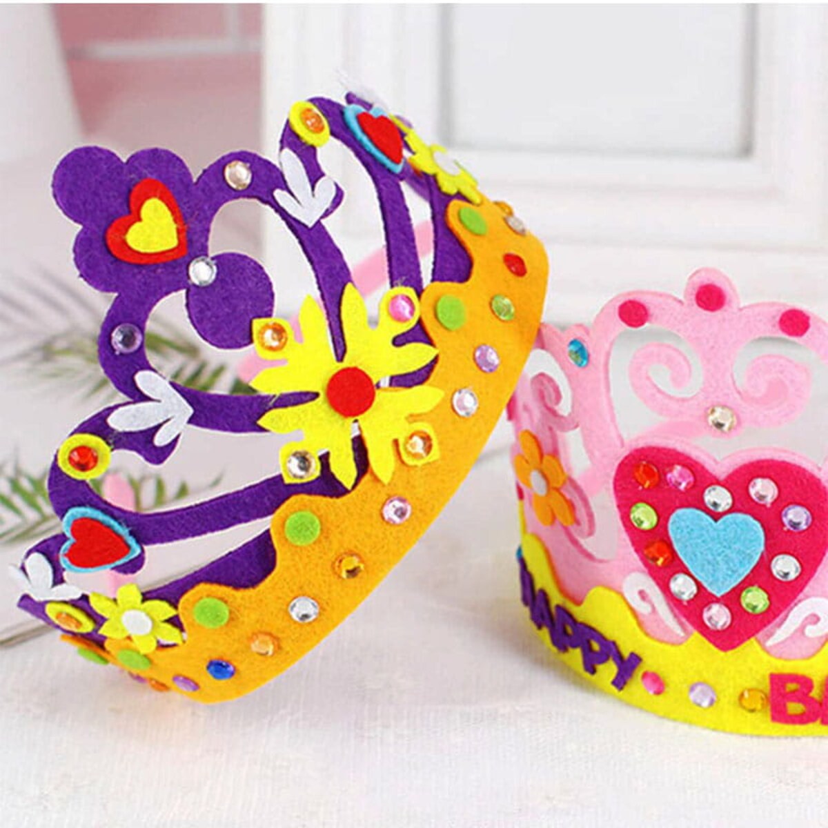 Świat księżniczek - filcowy zestaw DIY - 8 elementów