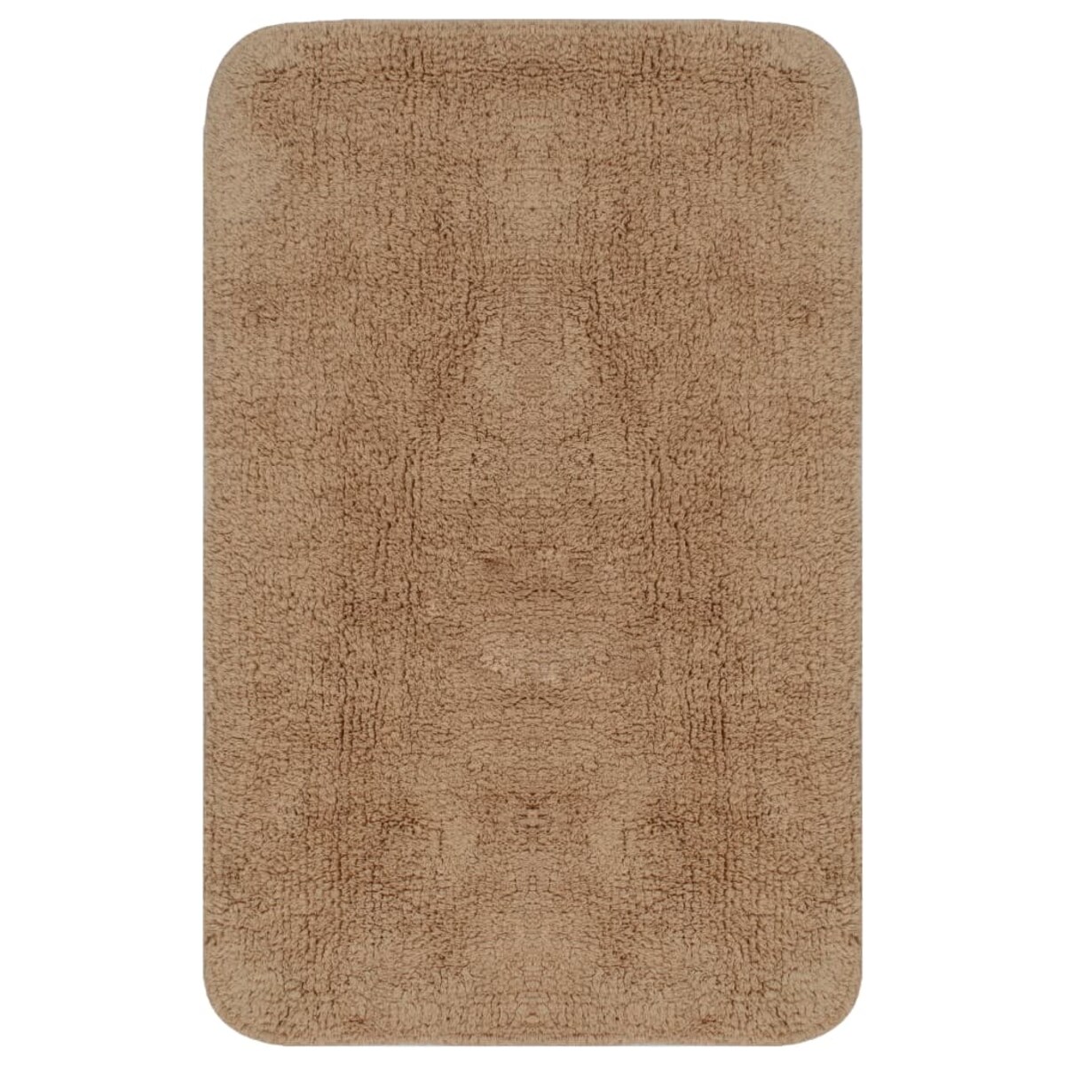 vidaXL 2-częściowy zestaw mat łazienkowych, tkanina, beż