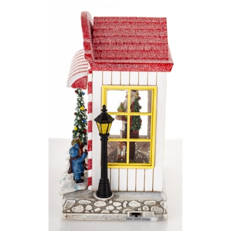 Dekoracja świąteczna CANDY SHOP 22,5x17x12,5 cm LED i pozytywką