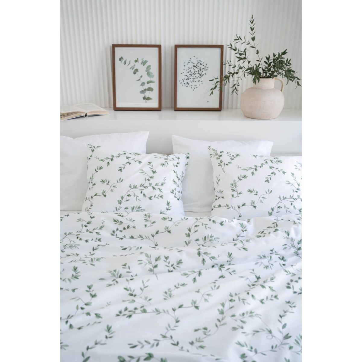 Pościel Listkowie 220/200 + 2 x 50/60 cm