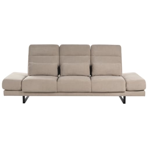 Sofa 3-osobowa beżowoszara IKAST