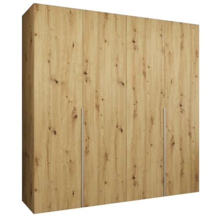 Szafa uchylna otwierana ALICANTE 1 200 wys. 202 cm Artisan + u. Czarny