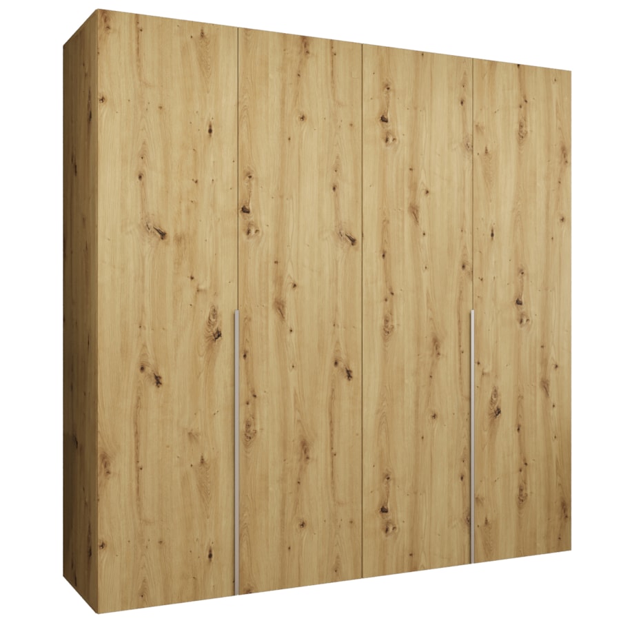 Szafa uchylna otwierana ALICANTE 1 200 wys. 202 cm Artisan + u. Czarny