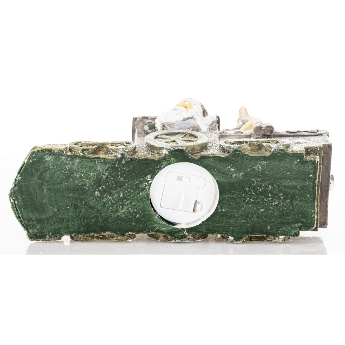 Dekoracja - pociąg świąteczny 10x18x7 cm LOKOMOTYWA