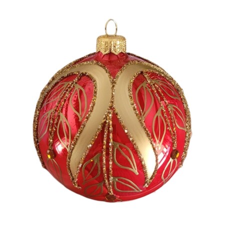 Bombka szklana 4 szt. Ø 100 mm ORNAMENTAL CESAR