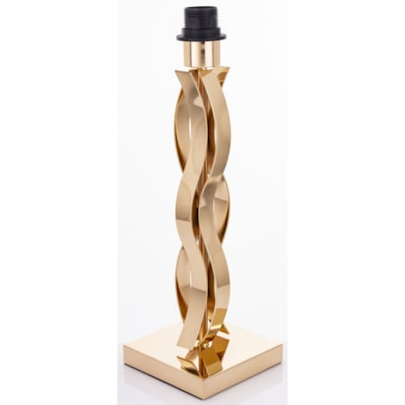 Lampa stołowa 59x30x30 cm CATENA-2 złota, z czarnym abażurem