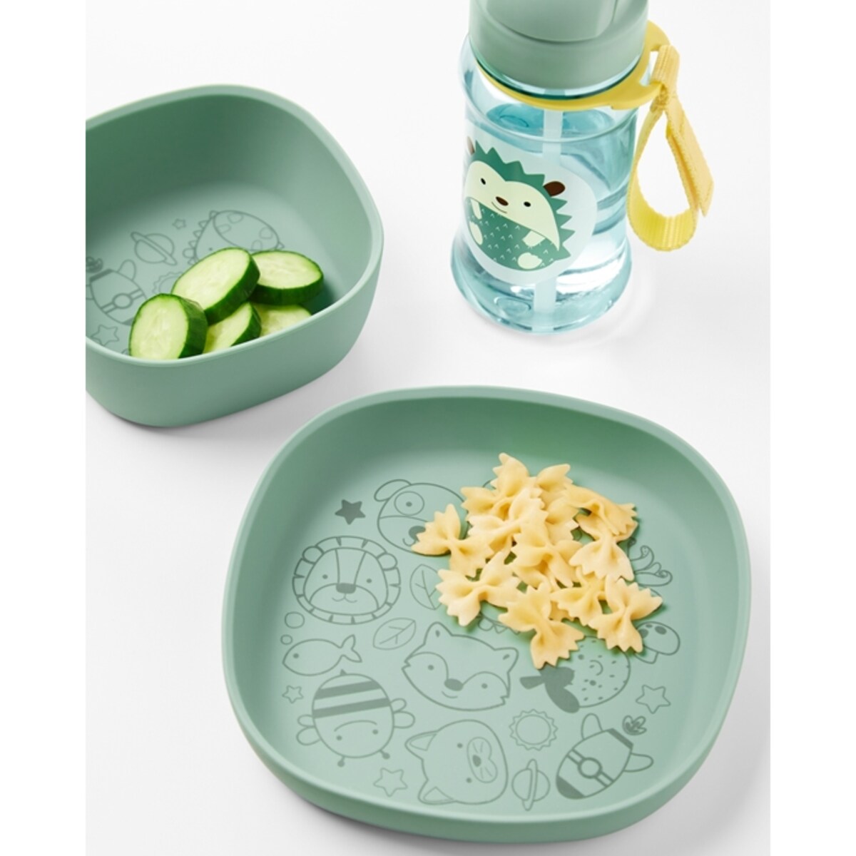 Skip Hop Talerzyk dla Dziecka Silikonowy Squad Green