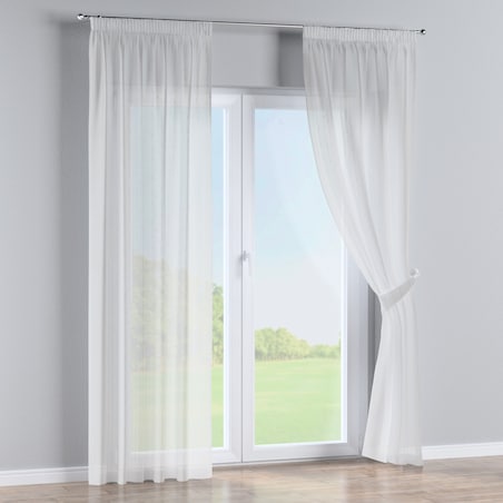 Zasłona na taśmie marszczącej 1 szt. 130x245 kremowy