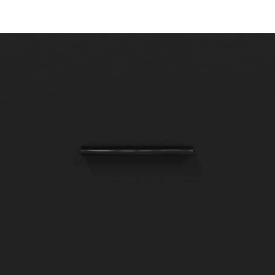 vidaXL Komoda, czarna, 100x36x60 cm, materiał drewnopochodny