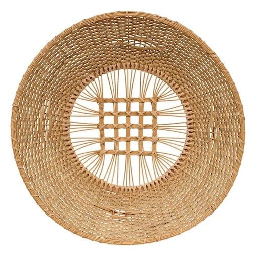 Dekoracja ścienna, rattanowa, Margie, 80 cm